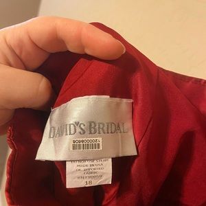 David’s bridal bridesmaid dress
